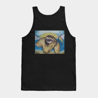 LGBT Sloth Painting Tank Top